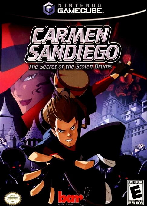 Carmen Sandiego - The Secret of the Stolen Drums box art