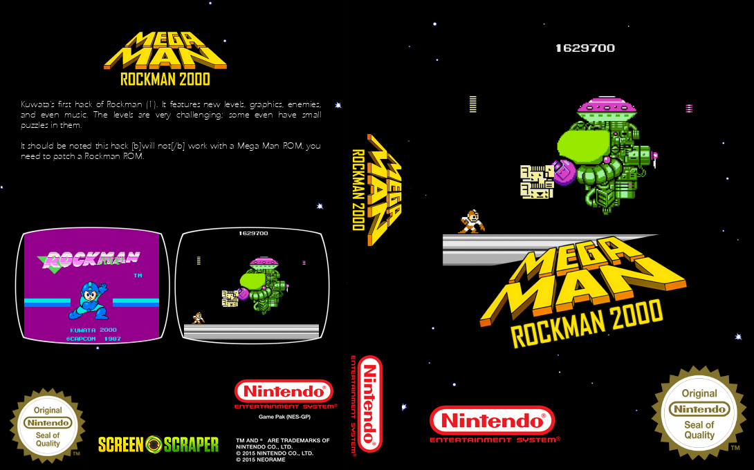 MegaMan : Rockman 2000 — box-texture (SS)