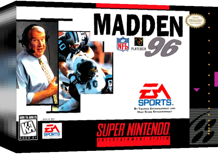 Madden NFL 96 — box-3D (US)