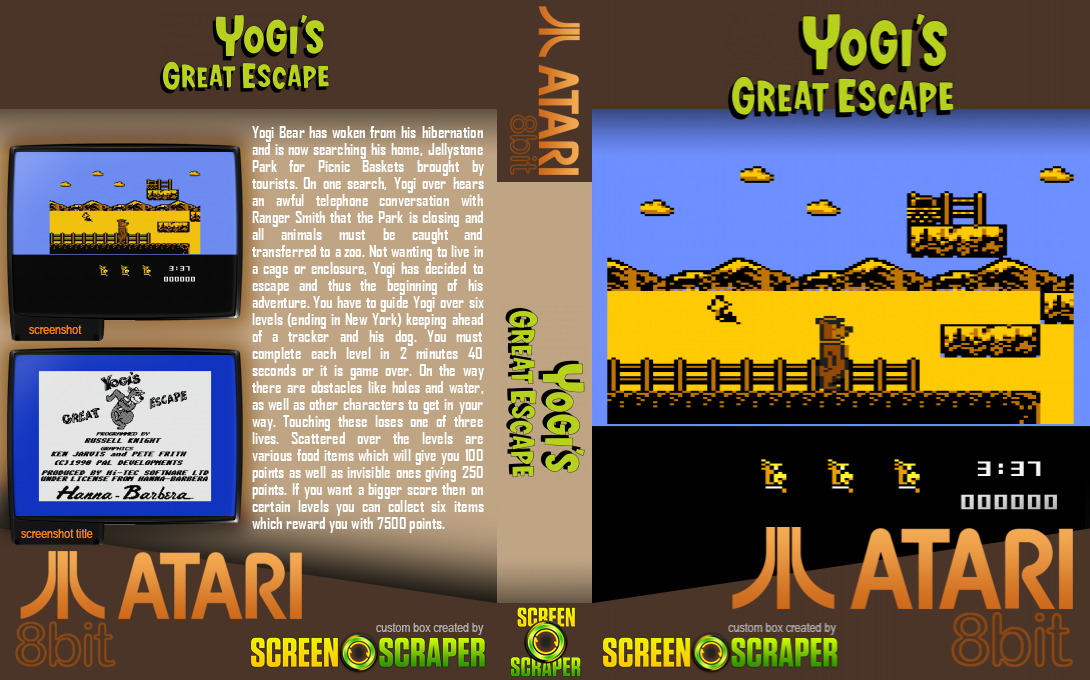 Yogi's Great Escape — box-texture (SS)
