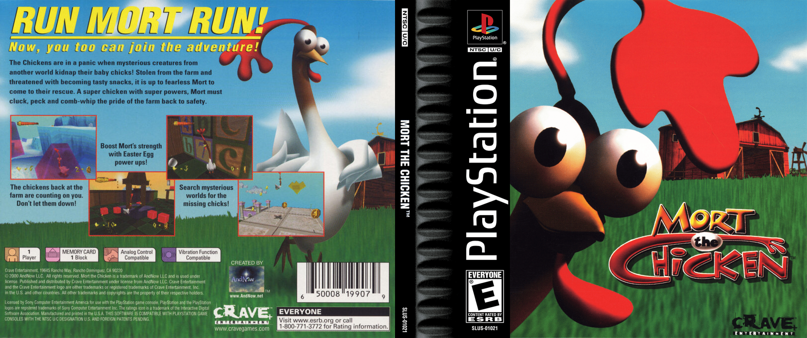 Mort the Chicken — box-texture (US)