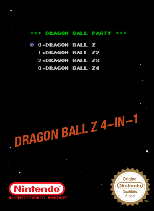 Dragon Ball Z 4-in-1 box art