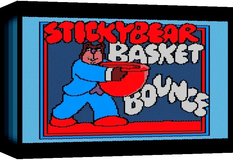 Stickybear Basket Bounce — box-3D (WOR)