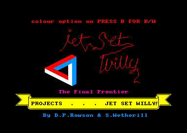 Jet Set Willy - The Final Frontier — sstitle (EU)