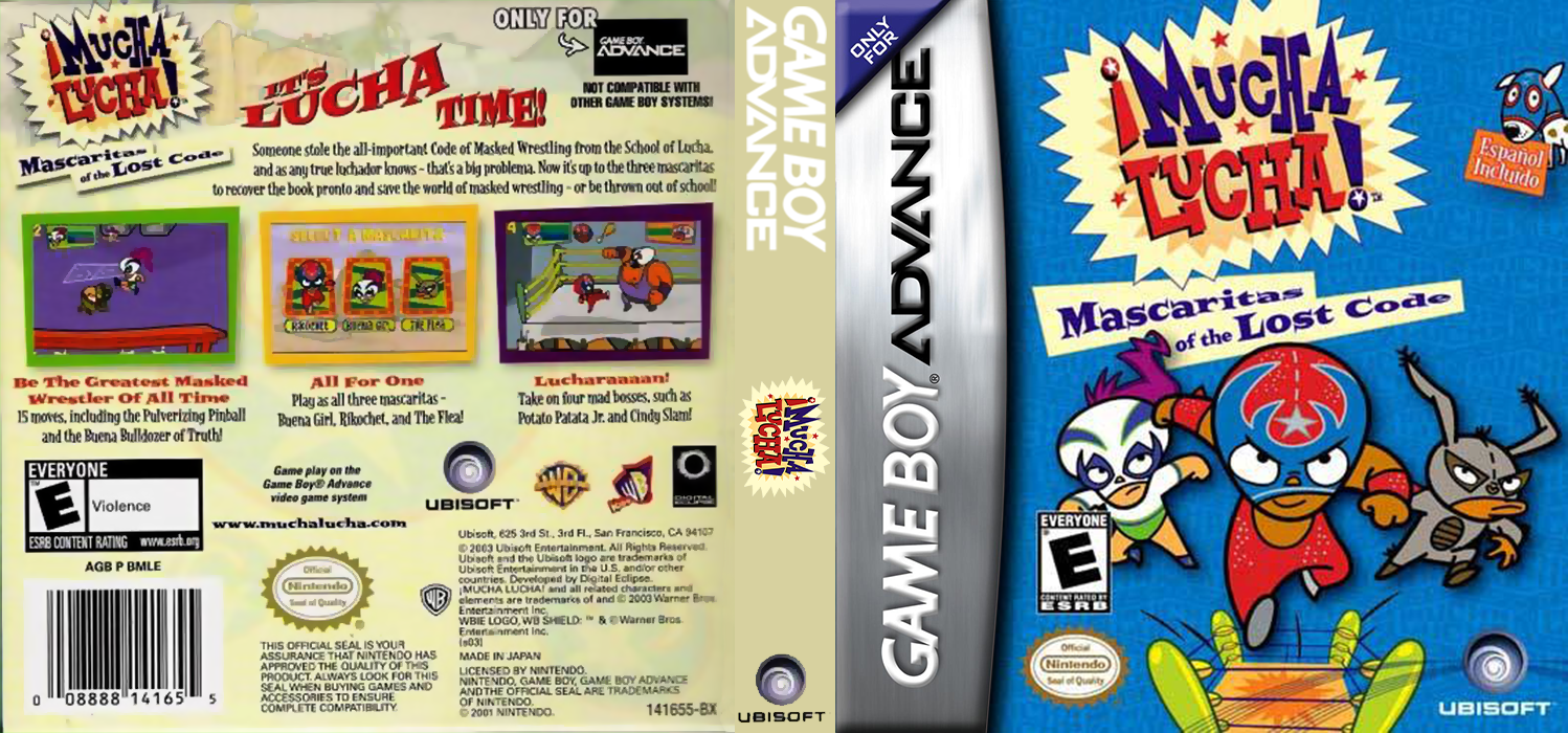 Mucha Lucha! - Mascaritas Of The Lost Code — box-texture (US)