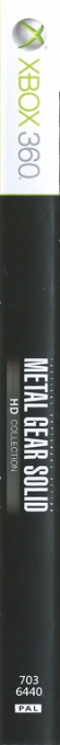Metal Gear Solid - HD Collection — box-2D-side (DE)