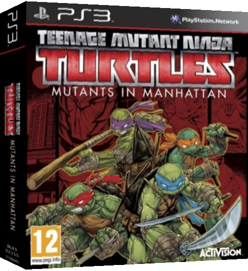 Teenage Mutant Ninja Turtles - Mutants in Manhattan — box-3D (EU)