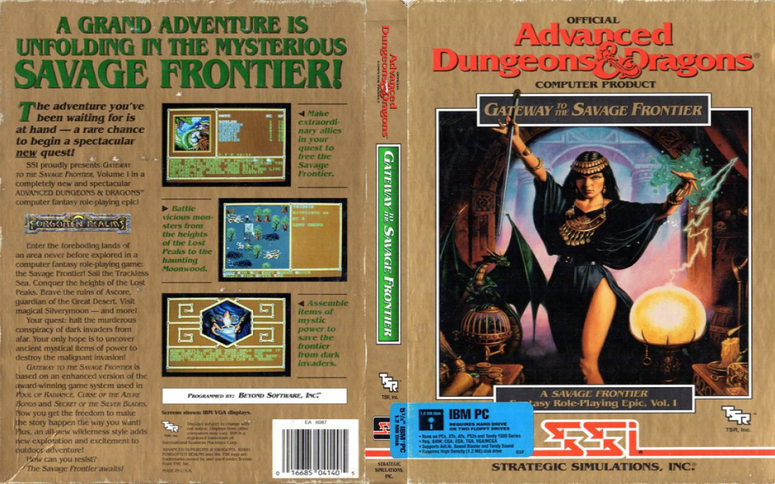 Gateway To The Savage Frontier — box-texture (US)