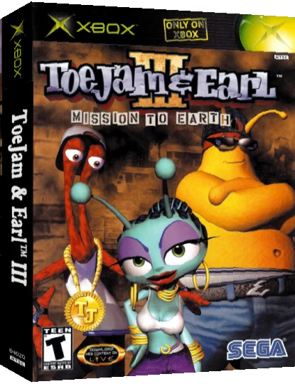 ToeJam & Earl III - Mission to Earth — box-3D (US)