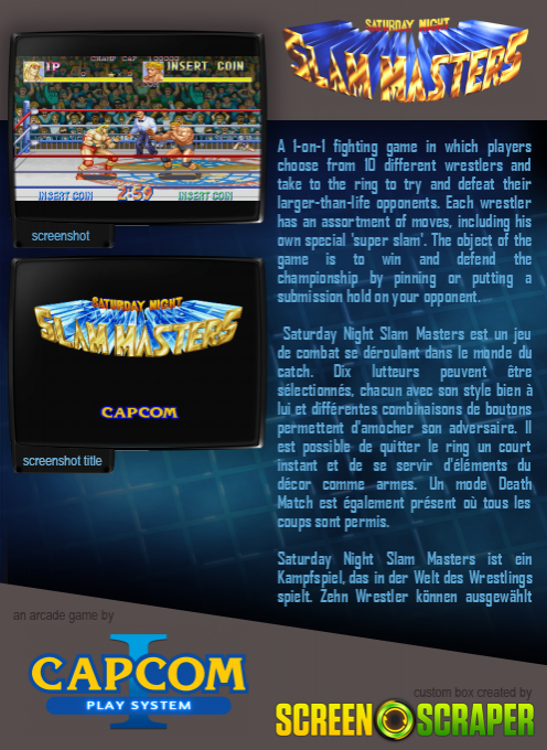 Saturday Night Slam Masters — box-2D-back (SS)
