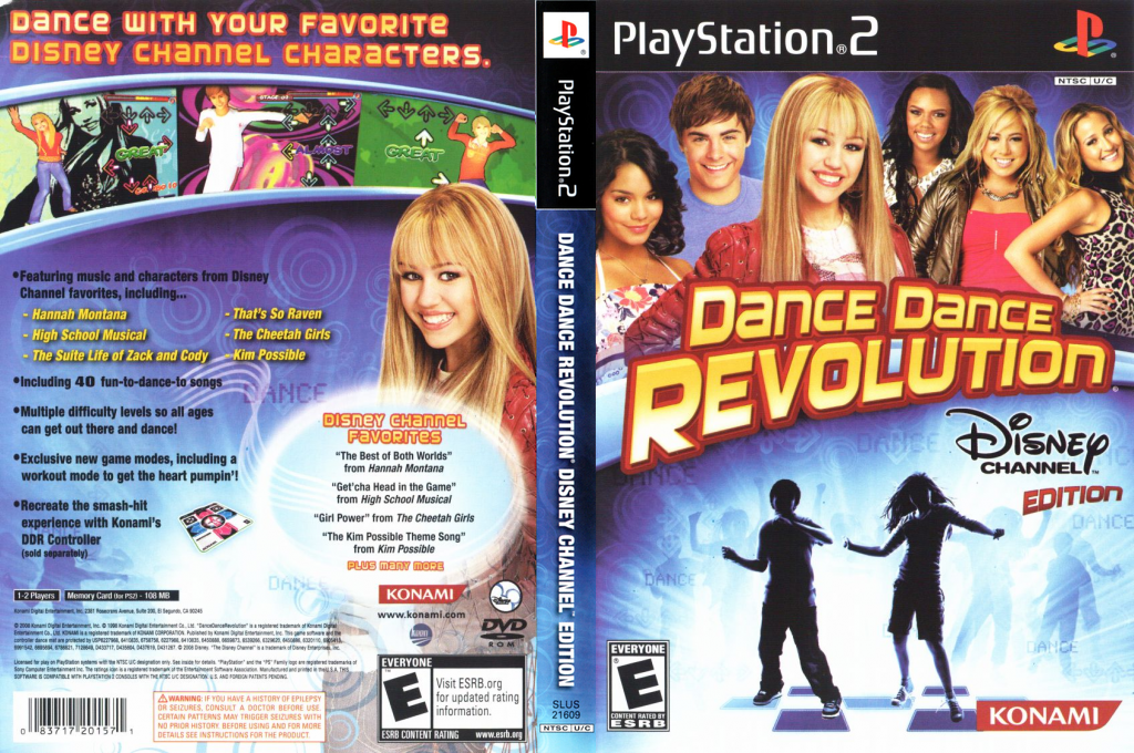 Dance Dance Revolution - Disney Channel Edition — box-texture (US)