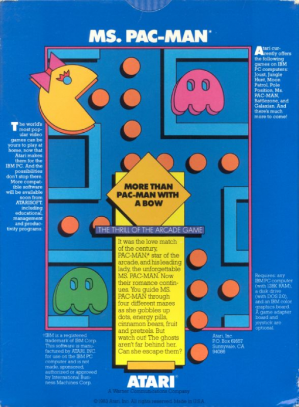 Ms. Pac-man — box-2D-back (US)