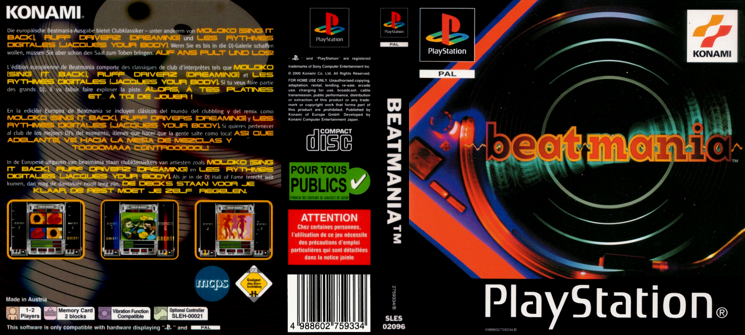 Beat Mania — box-texture (EU)