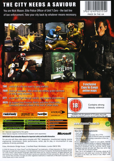 Urban Chaos - Riot Response — box-2D-back (UK)