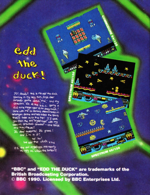 Edd The Duck! — box-2D-back (EU)