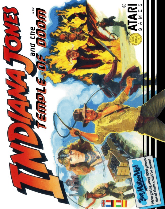 Indiana Jones And The Temple Of Doom — box-2D (EU)