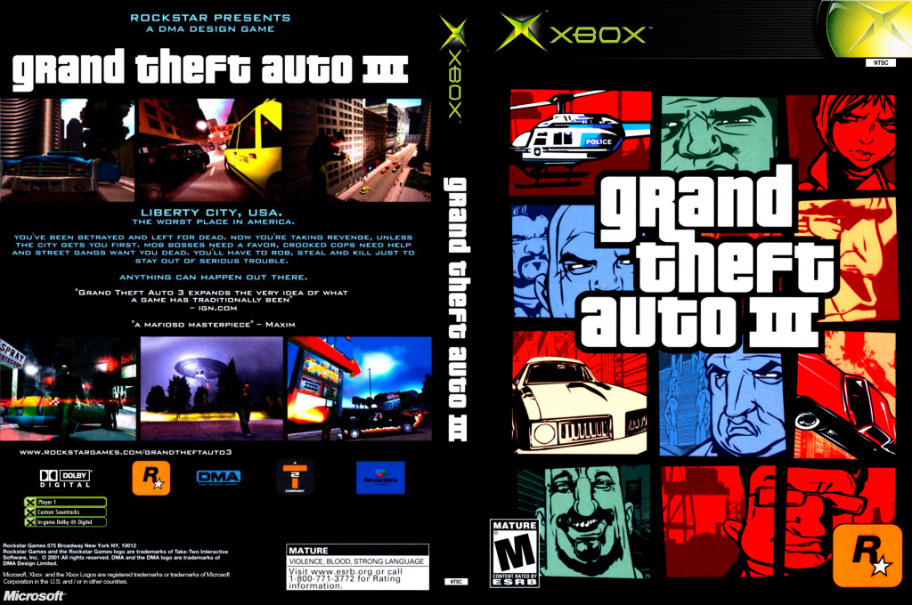 Grand Theft Auto III — box-texture (US)