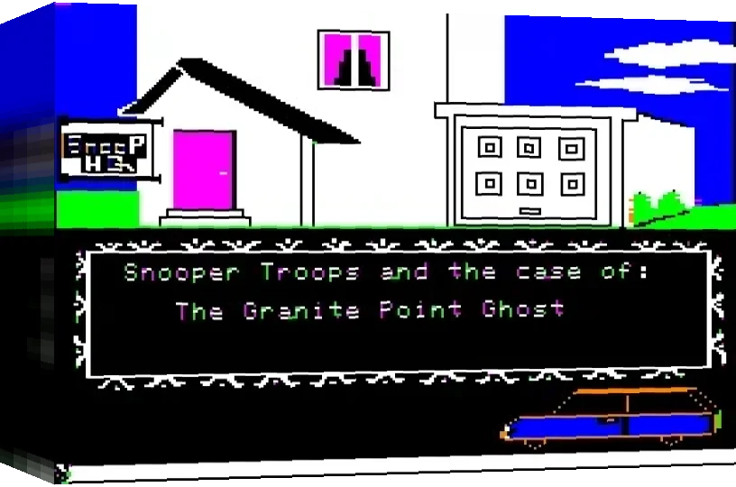 Snooper Troops and the Case of - The Granit Point — box-3D (WOR)
