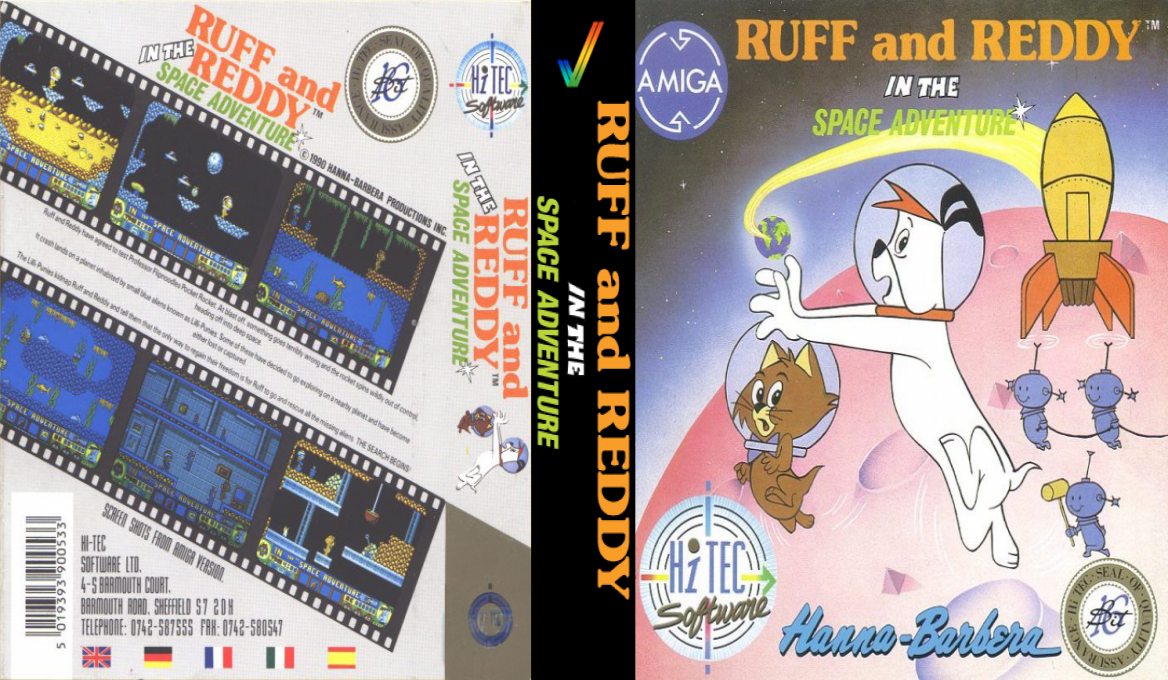 Ruff and Reddy in the Space Adventure — box-texture (EU)