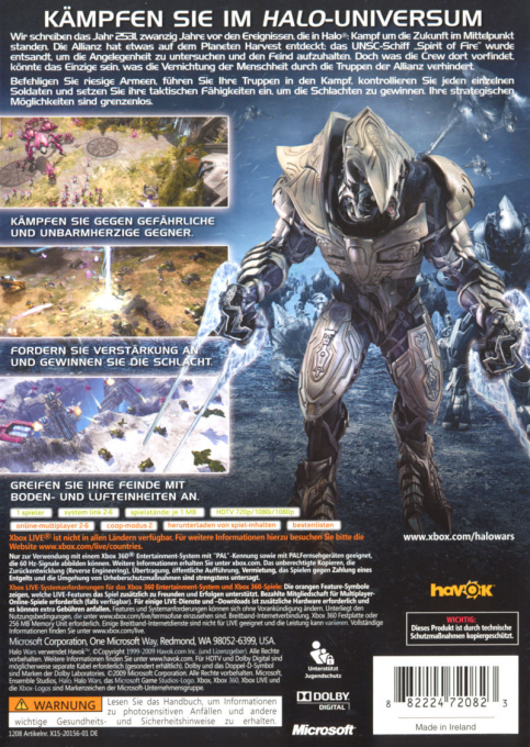 Halo Wars — box-2D-back (DE)