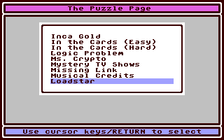 The Puzzle Page #129 — ss (WOR)