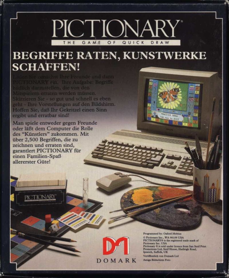 Pictionary - The Game Of Quick Draw — box-2D-back (DE)