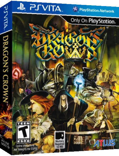 Dragon's Crown — box-3D (US)