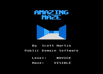 Amazing Maze — sstitle (WOR)
