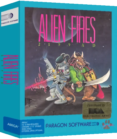Alien Fires 2199 AD — box-3D (US)