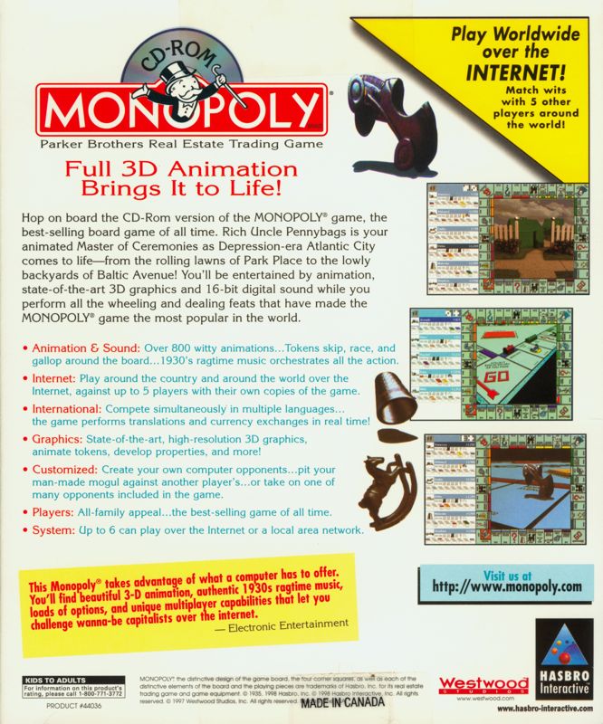 Monopoly (1995) — box-2D-back (WOR)