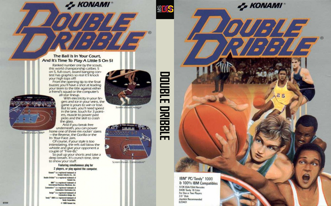 Double Dribble — box-texture (US)