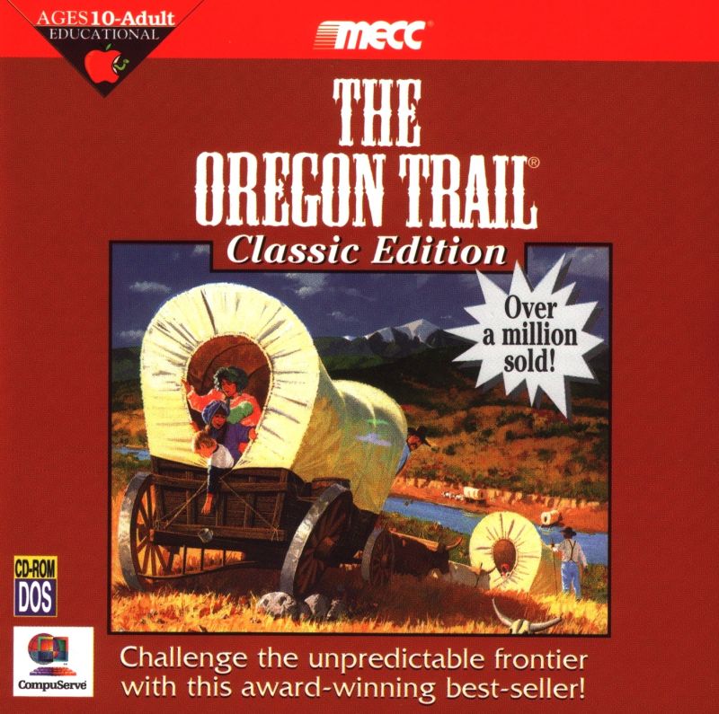 Oregon Trail Deluxe, The box art