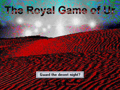 The Royal Game of Ur box art