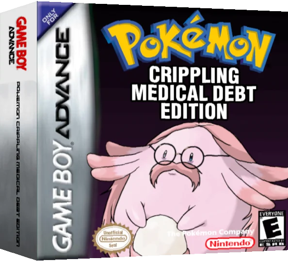 Pokemon Crippling Medical Debt Edition — box-3D (US)