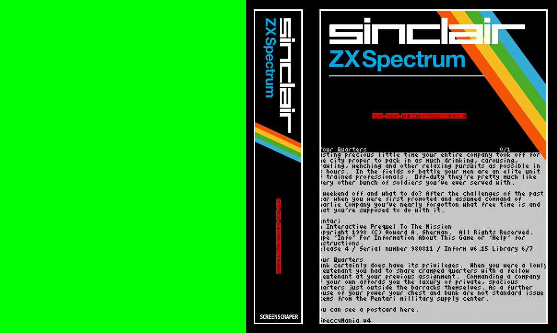 ZxZvm - Pentari - An Interactive Prequel to The Mission — box-texture (SS)