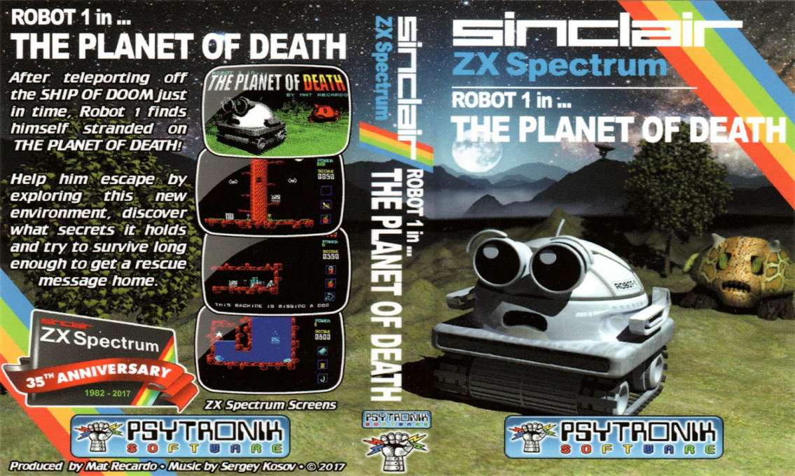 Robot 1 in... THE PLANET OF DEATH!! — box-texture (EU)