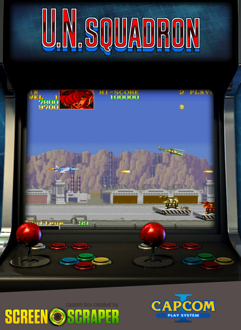 U.N. Squadron — box-2D (SS)