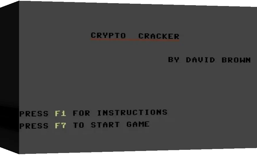 Crypto Cracker — box-3D (WOR)