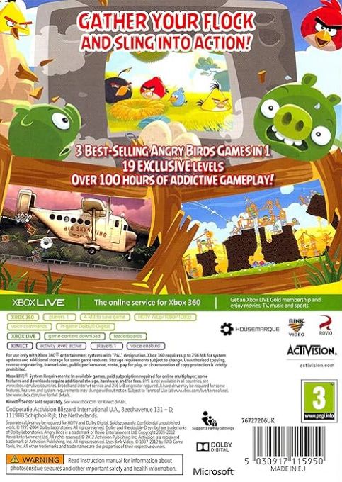 Angry Birds Trilogy — box-2D-back (EU)
