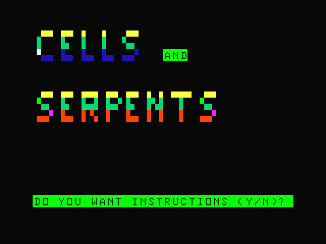 Cells And Serpents — sstitle (WOR)