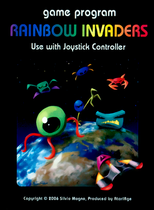 Rainbow Invaders box art
