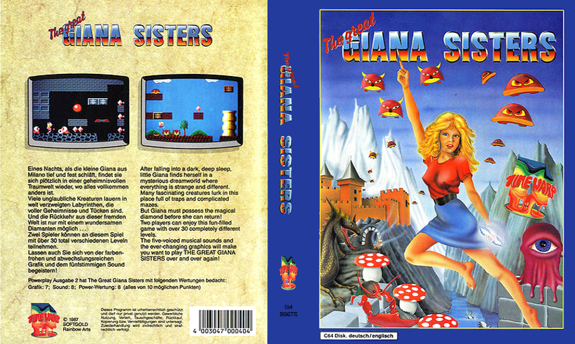The Great Giana Sisters — box-texture (EU)