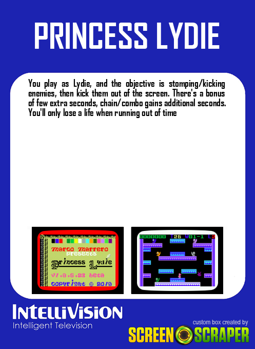 Princess Lydie — box-2D-back (SS)