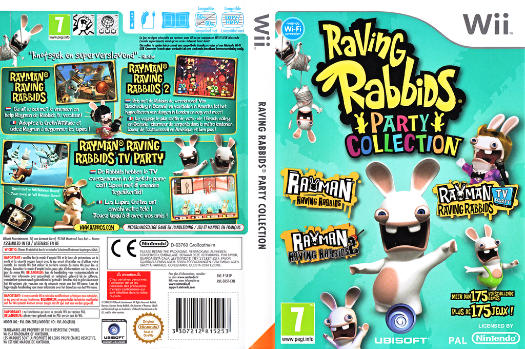 Raving Rabbids - Party Collection — box-texture (FR)