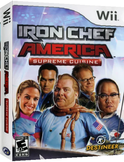 Iron Chef America - Supreme Cuisine — box-3D (US)
