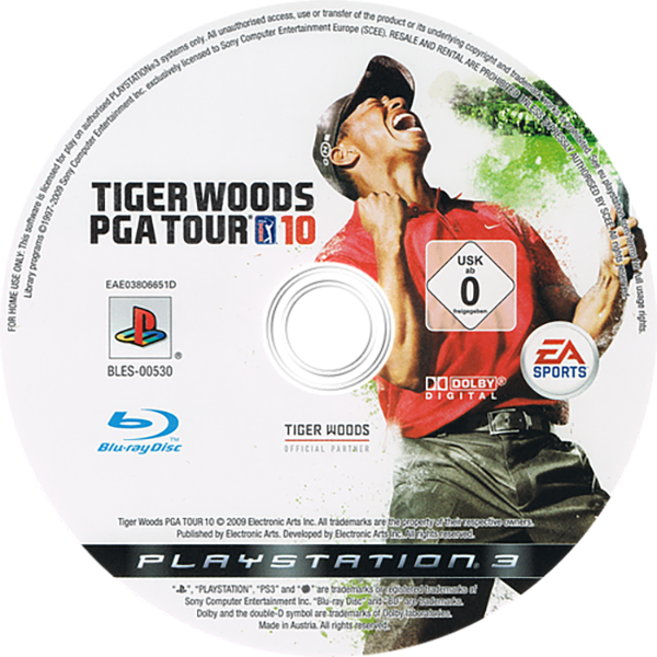 Tiger Woods PGA Tour 10 — support-texture (EU)