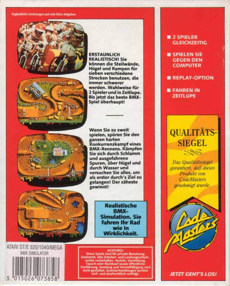 BMX Simulator — box-2D-back (DE)