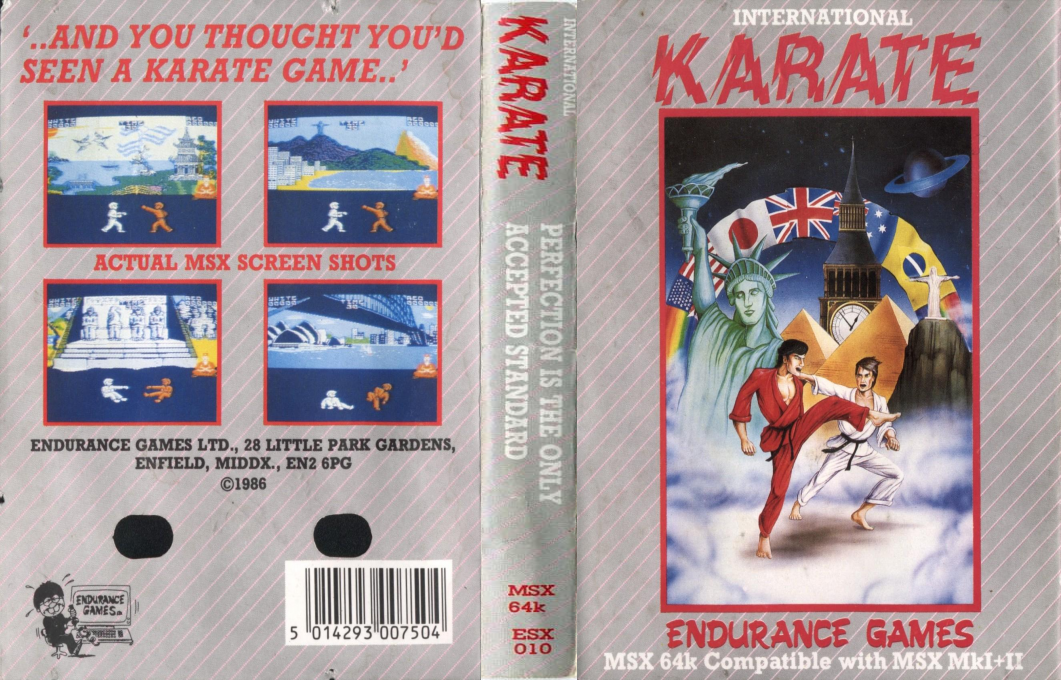 International Karate — box-texture (EU)