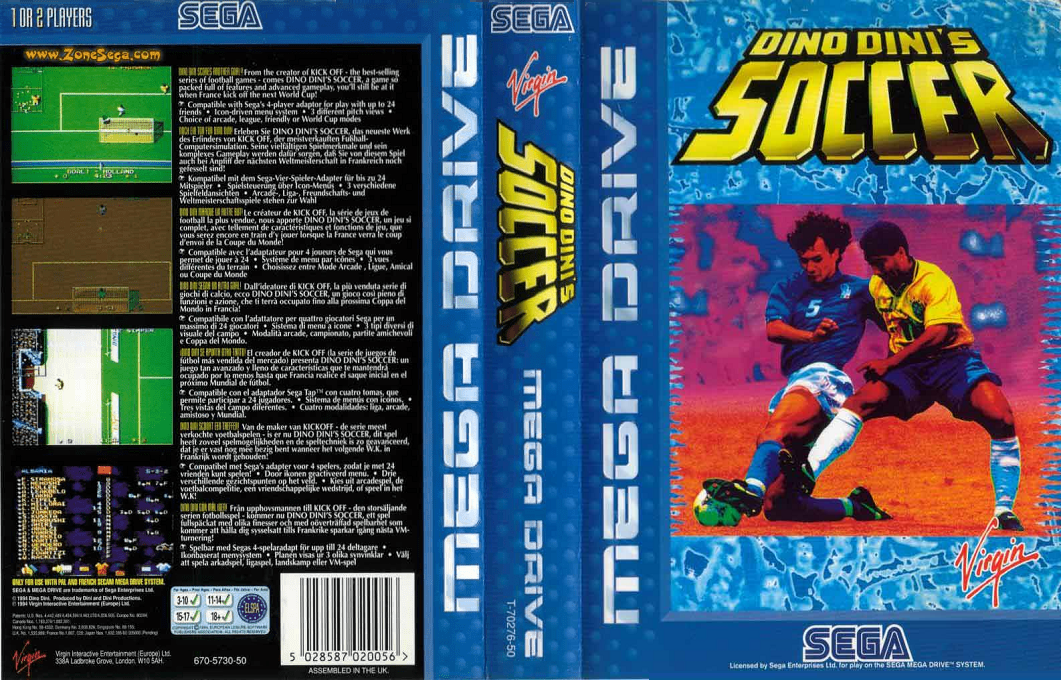 Dino Dini's Soccer — box-texture (EU)