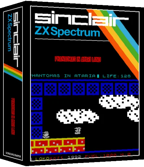 Phantomas In Atari Land — box-3D (SS)
